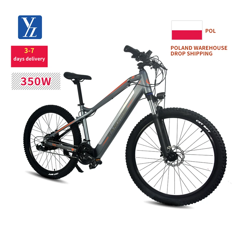 Elektro-Mountainbike Offroad-Fahrradreifen E-Bike 350W 48V 13.6Ah Aluminiumlegierung Elektrofahrrad