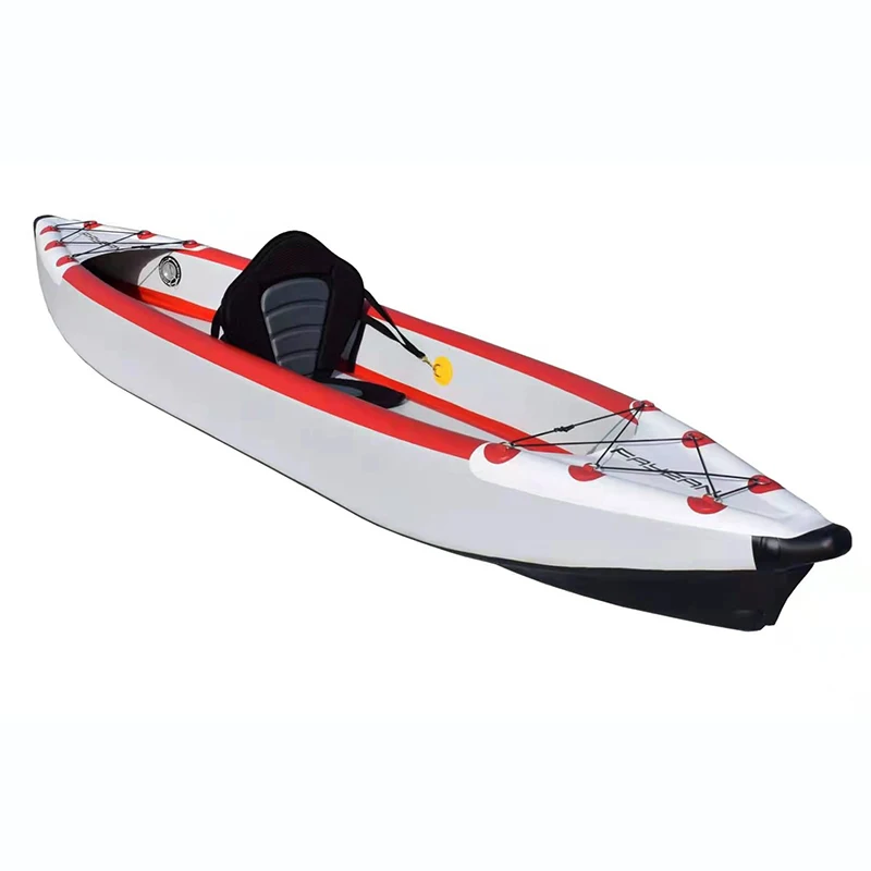 New Design Foldable Pvc Drop Stitch Inflatable Kayak Two Person For Fishing