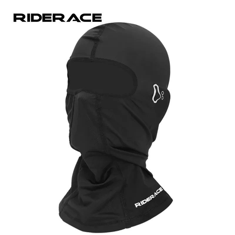 RIDERACE летняя велосипедная шапка с дырками для очков дышащий Шарф Балаклава шелковая повязка на голову маска мотоциклетный шлем внутренняя