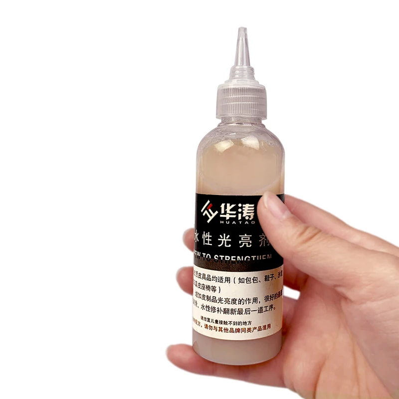 Waterborne color paste brightener for Huatao repair leather paint