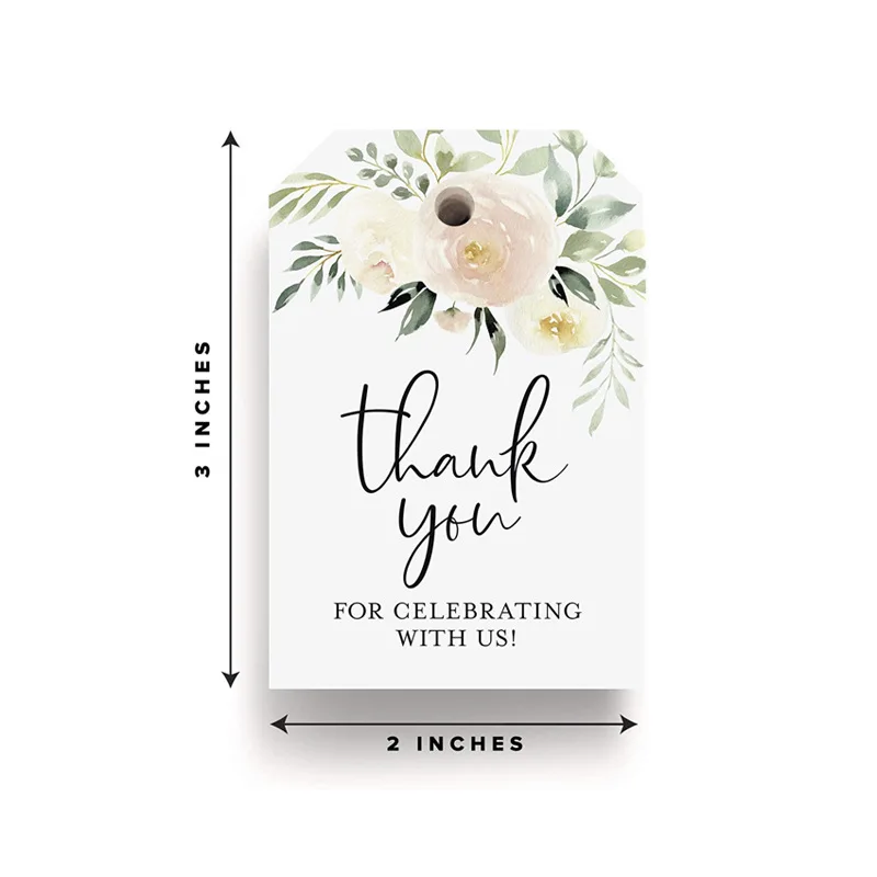 Sell well blank writing hanging card candy packaging gift decoration card thank you card