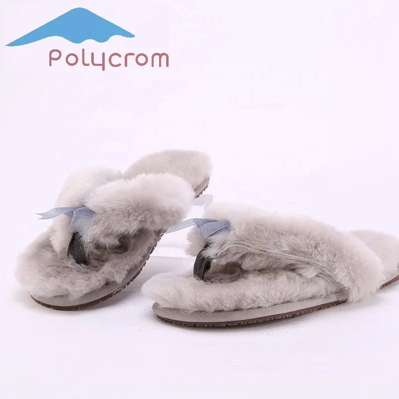 
Thermal Anti-Slippery Sole Women Slippers Sheepskin Slippers Soft And Warm Winter Indoor Shoes 