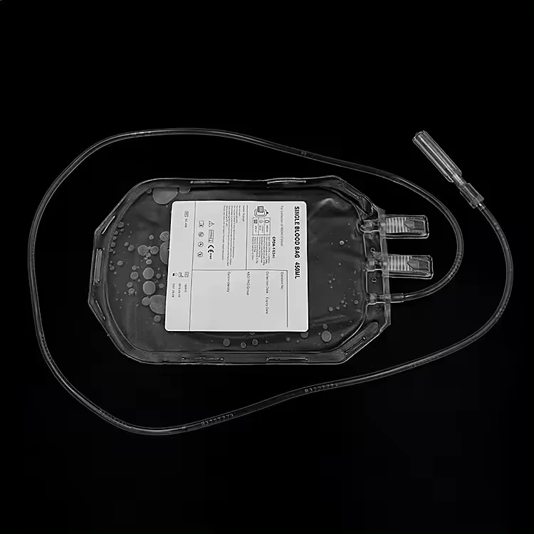 Hot sale Single Double Triple Quadruple Transfusion 250ml 350ml 450ml 500ml Blood Bag empty blood bag