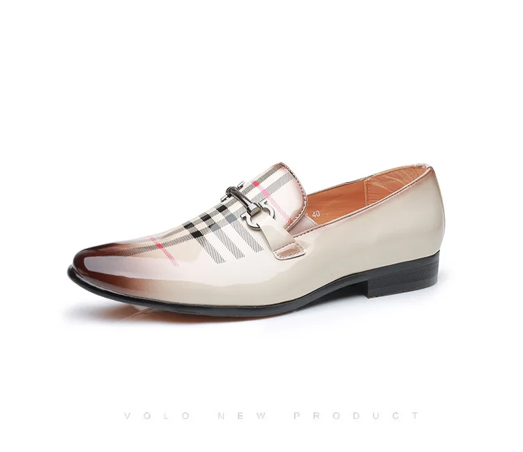 New Hot selling plus size men dress shoes italian design patent leather pointed toe oxford formal shoes dress shoes