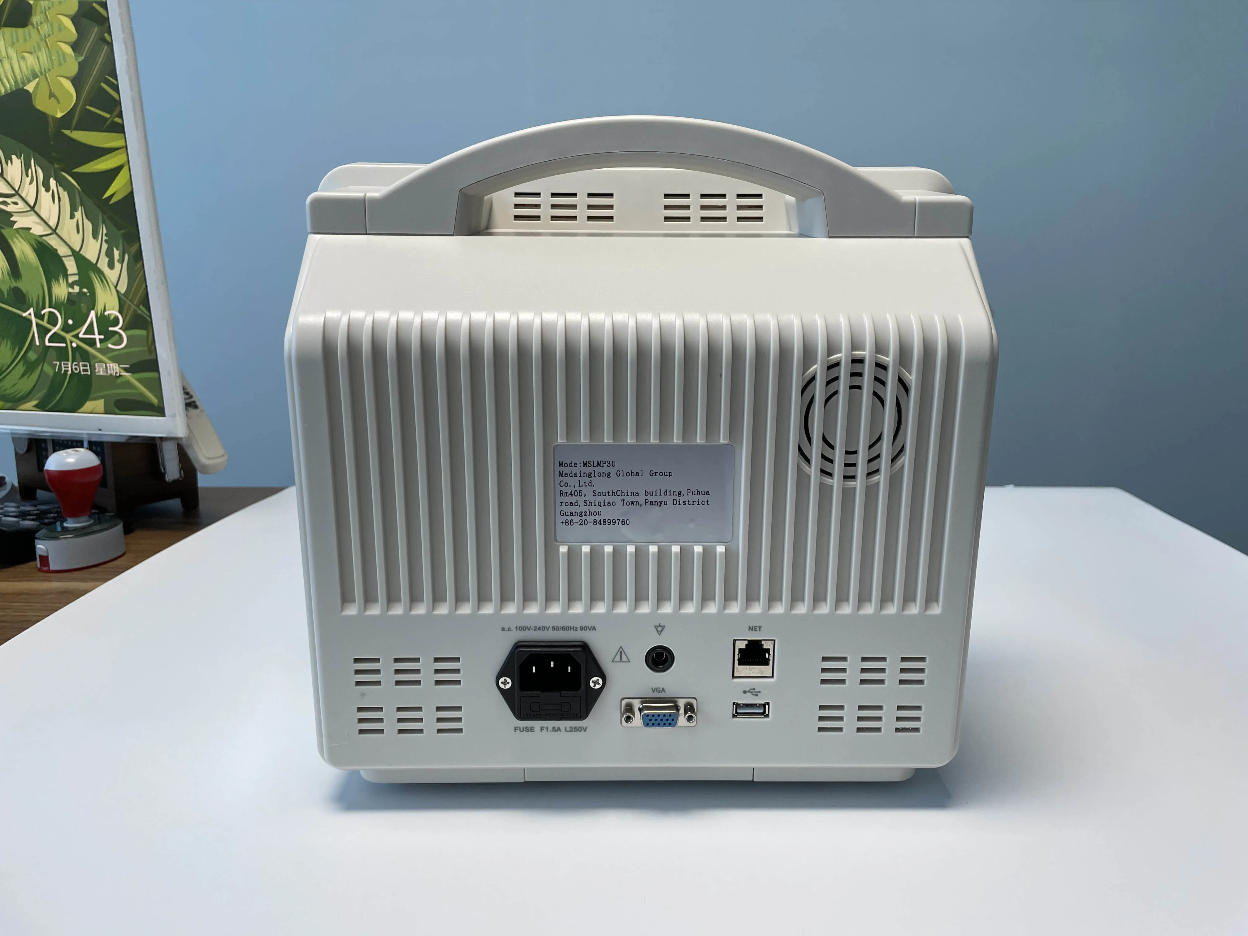 Remote control hospital medical portable multiparameter icu patient monitor