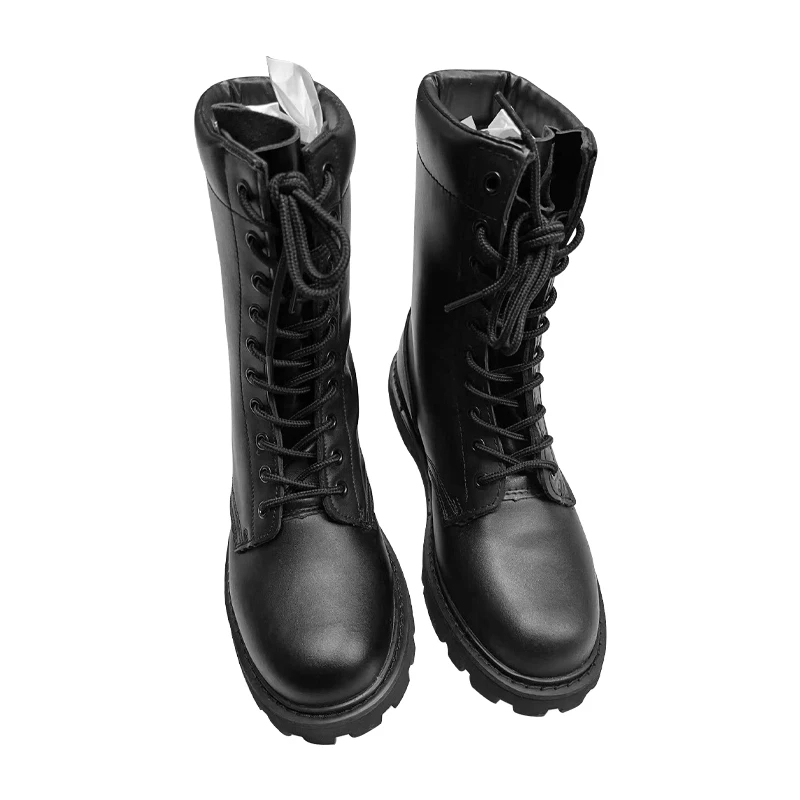 Hot Sales Comfortable Black Leather Boots Anti-slip Shoes for Adults Outdoor activities