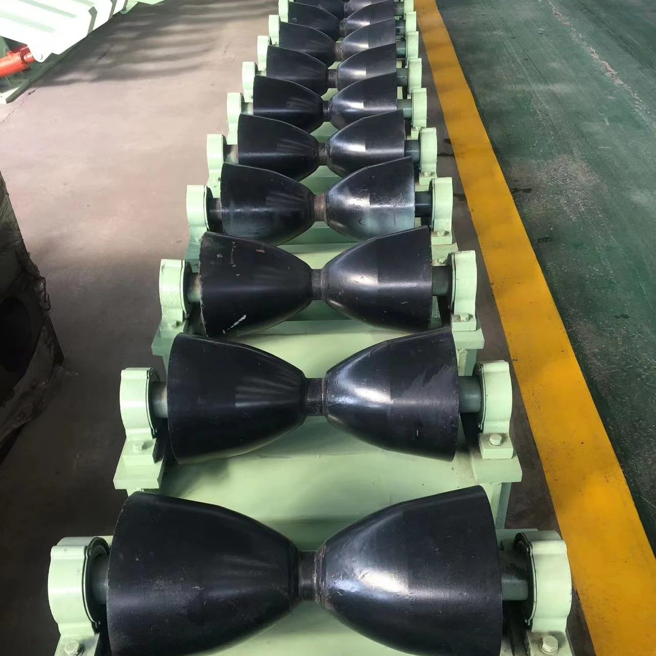 Steel tube conveyor roller / conveyor for steel pipe