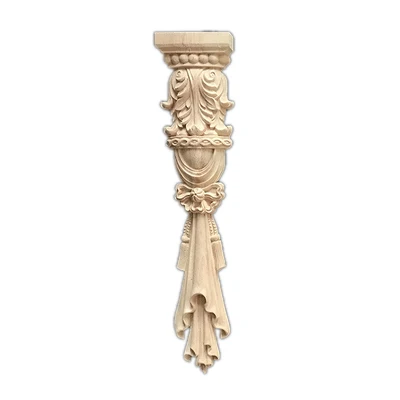 Wooden corbel solid wood pattern European style cabinet furniture accessories furniture parts furniture handles Wooden corbels