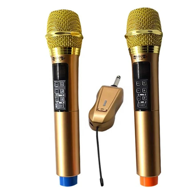 UHF handheld Karaoke universal wireless microphone with receiver