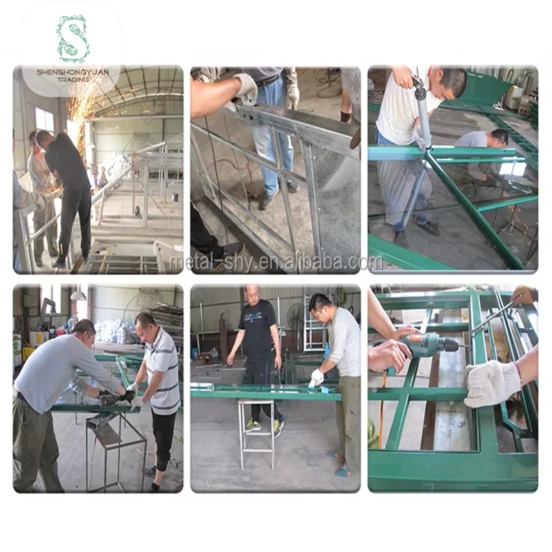 Outdoor Garden Pavilion Antique Metal Greenhouse