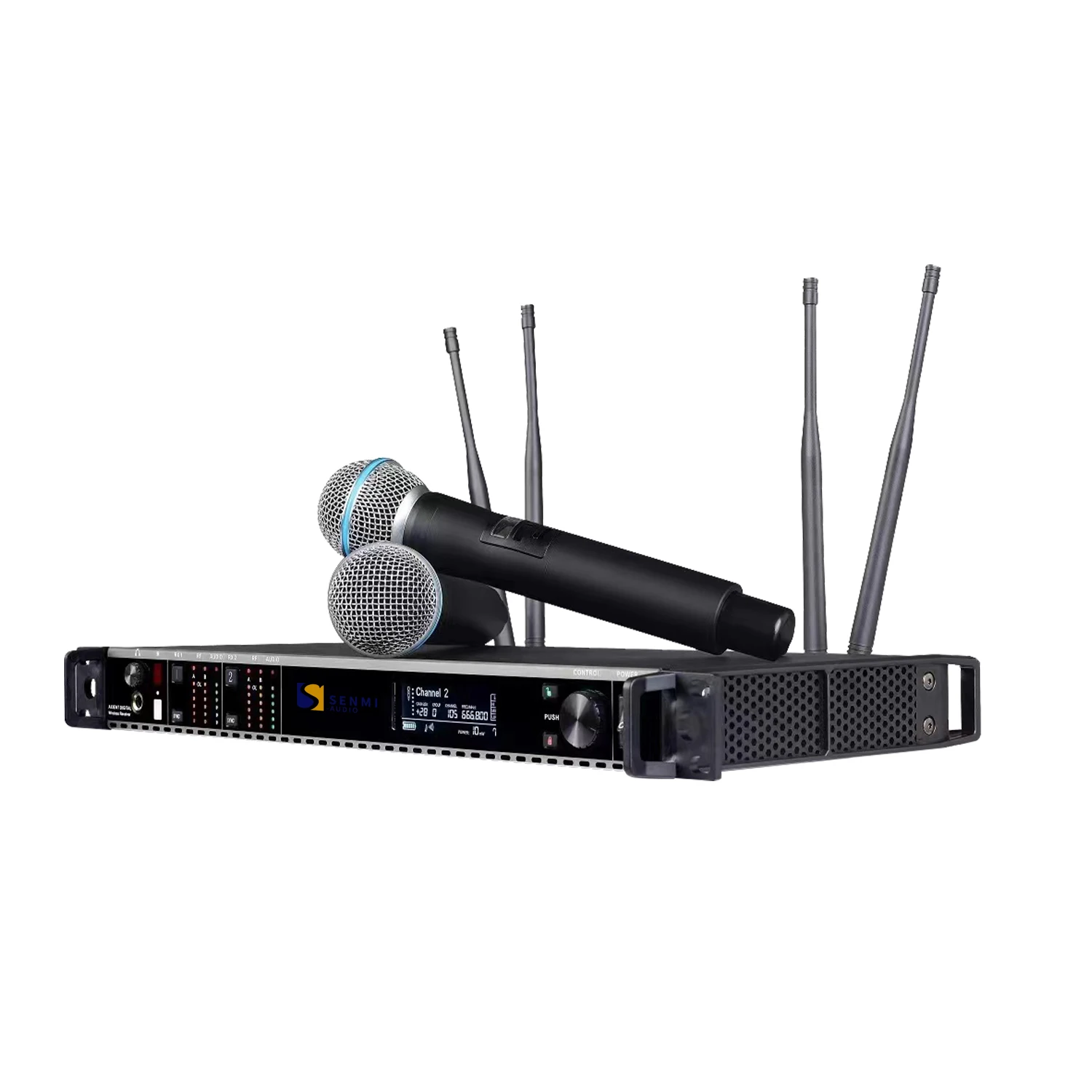 SUW-ULXD4 Inexpensive Dual Channel Studio Specialties Wireless Microphone