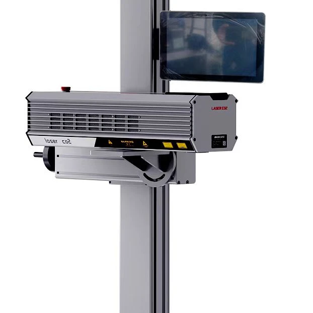 Pet Bottle Laser Coding Machine Co2 Laser Marking Printer For Production Line Date Code Printer For Water Bottle Logo Printing