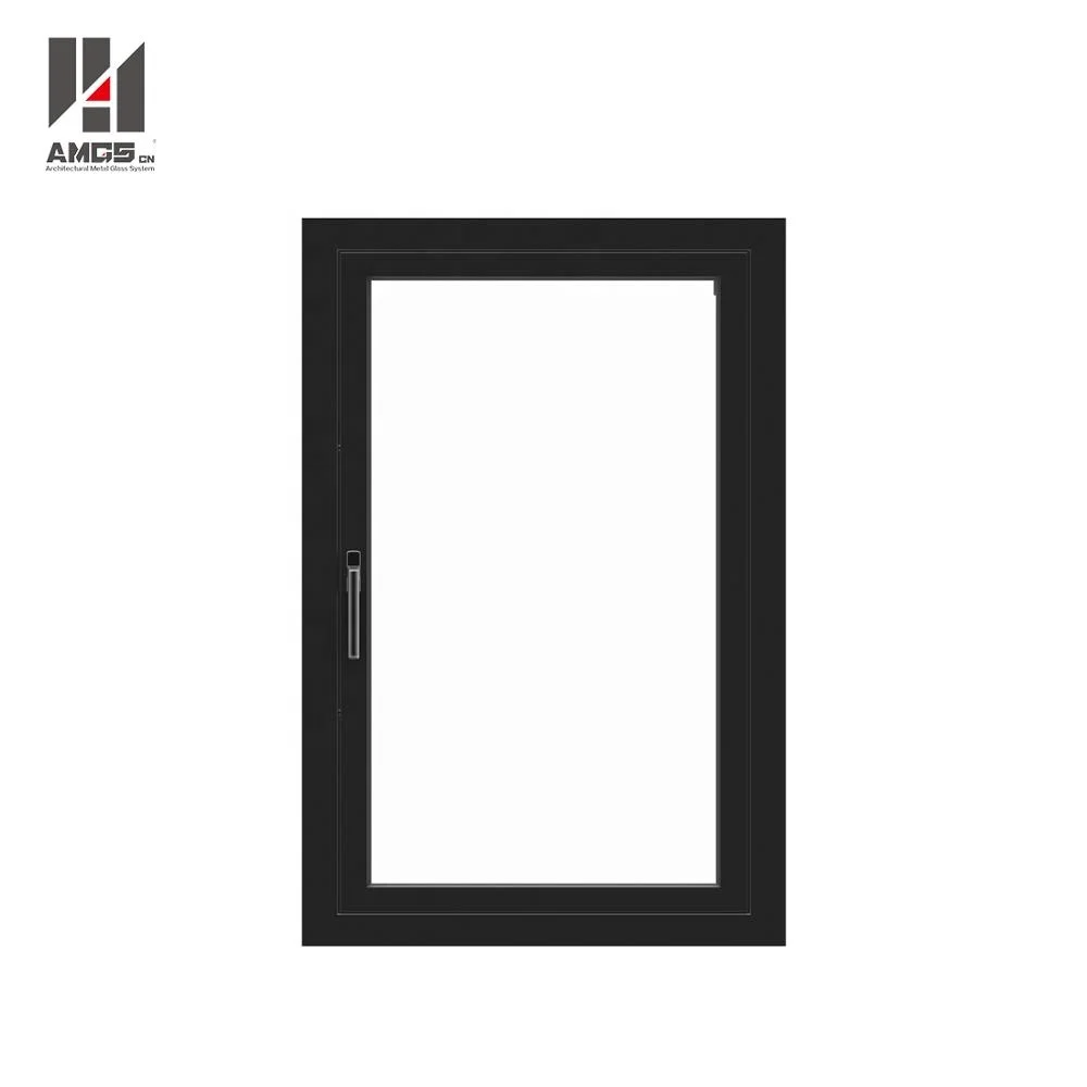 Powder Coating Dark Grey Aluminum Window Price Philippines Casement Window