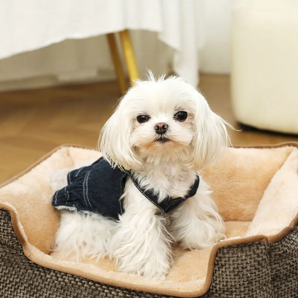 Wholesale Luxury Large Washable Memory Foam Orthopedic Pet Dog Bed Cats Dogs Cushion Comfortable Square Pet Beds