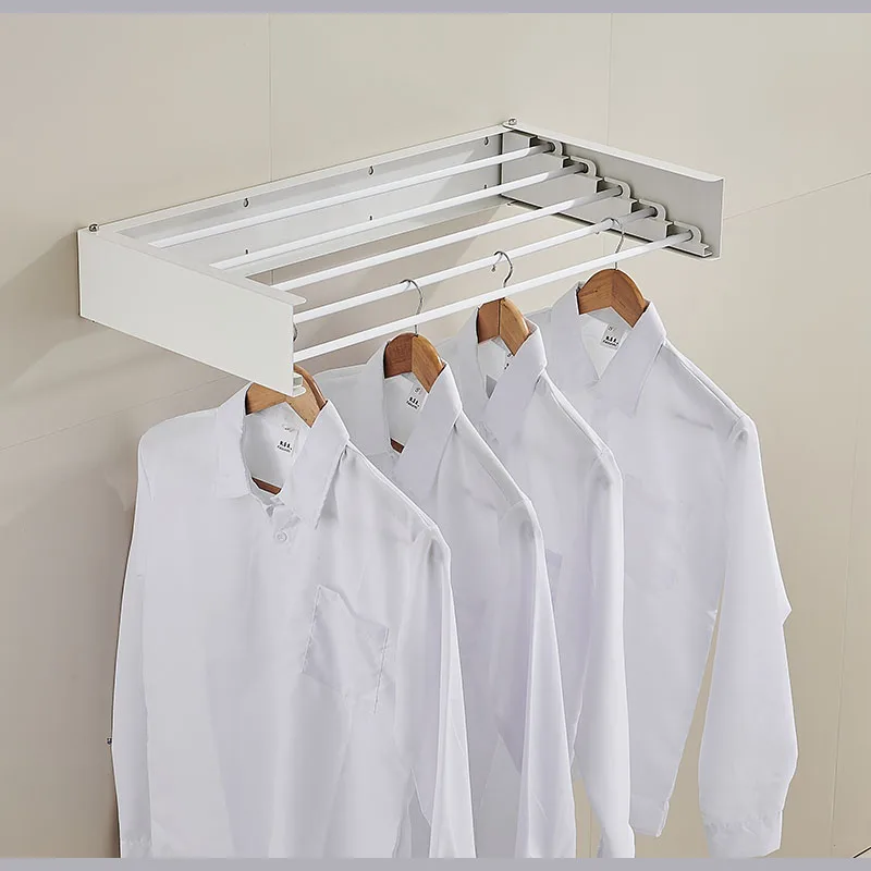 Hot Sales New Design Household Drying Rack For Clothing Wall Mounted Collapsible Foldable Clothes Drying Rack