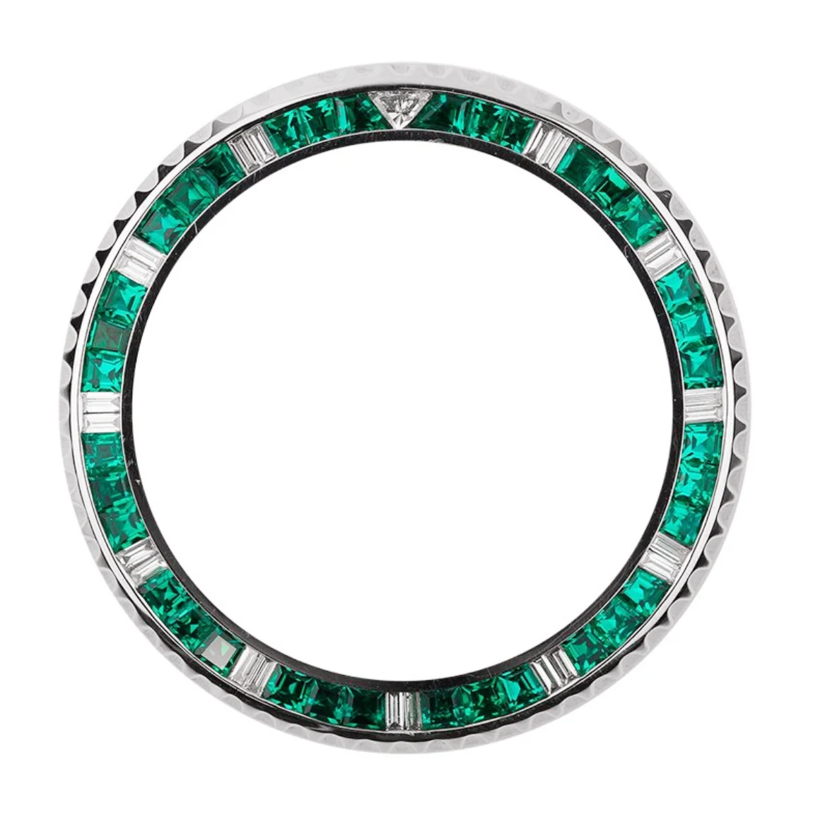 
Stainless steel watch bezel 18kgold diamond Synthetic gem Moissanite CVD Suitable for brand watches 