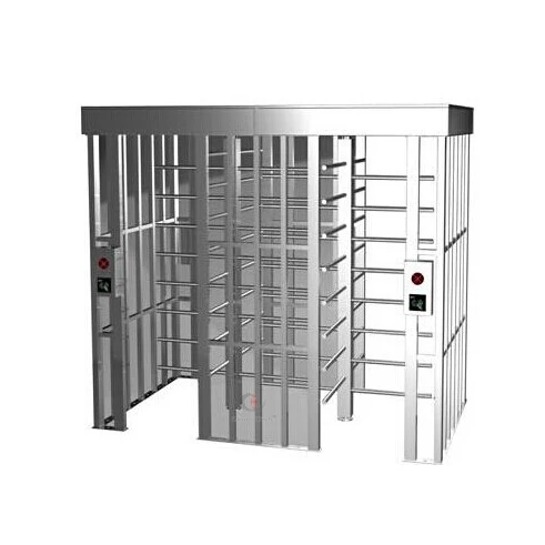 Professional Mechanical Safty Double Full Height Rotate Turnstile Electronic Barrier Gate