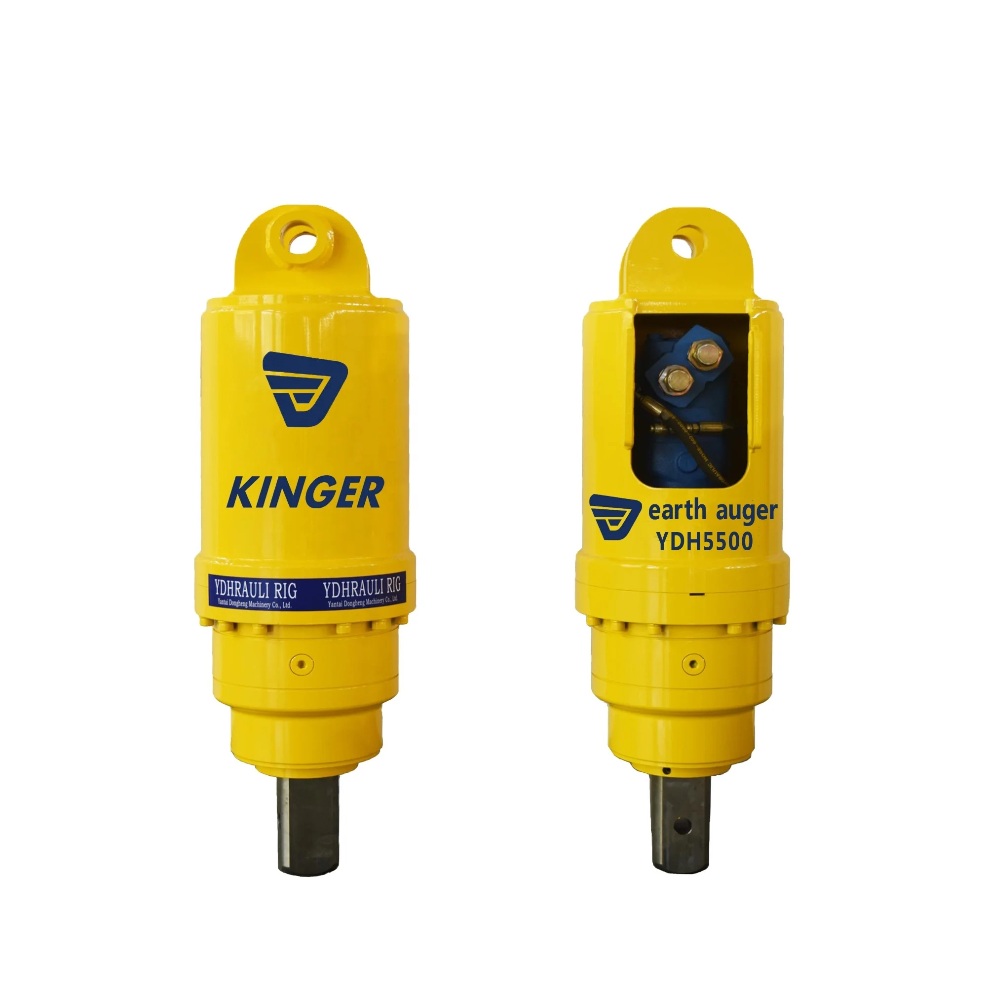 KINGER tractor mounted for ground drill hydraulic auger drive