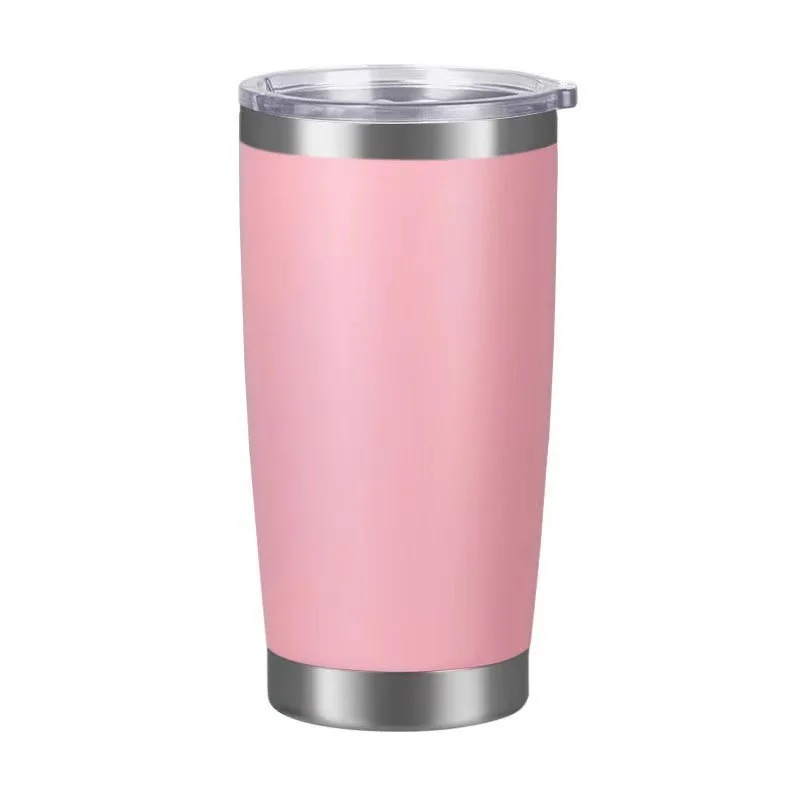 USA warehouse  powder coated 20oz modern double wall vacuum insulated stainless steel travel mug