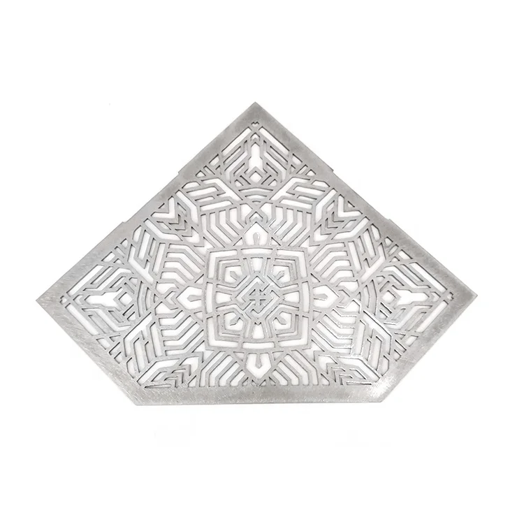 Oem Custom Laser Cutting Parts Precision Steel Metal Laser Cut Plate for Home Incense Burner Design