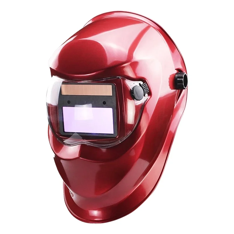 Welding Helmet With Light Solar Auto Dimming Welder Mask for Men 1/1/2 Top Optical Clarity Hood