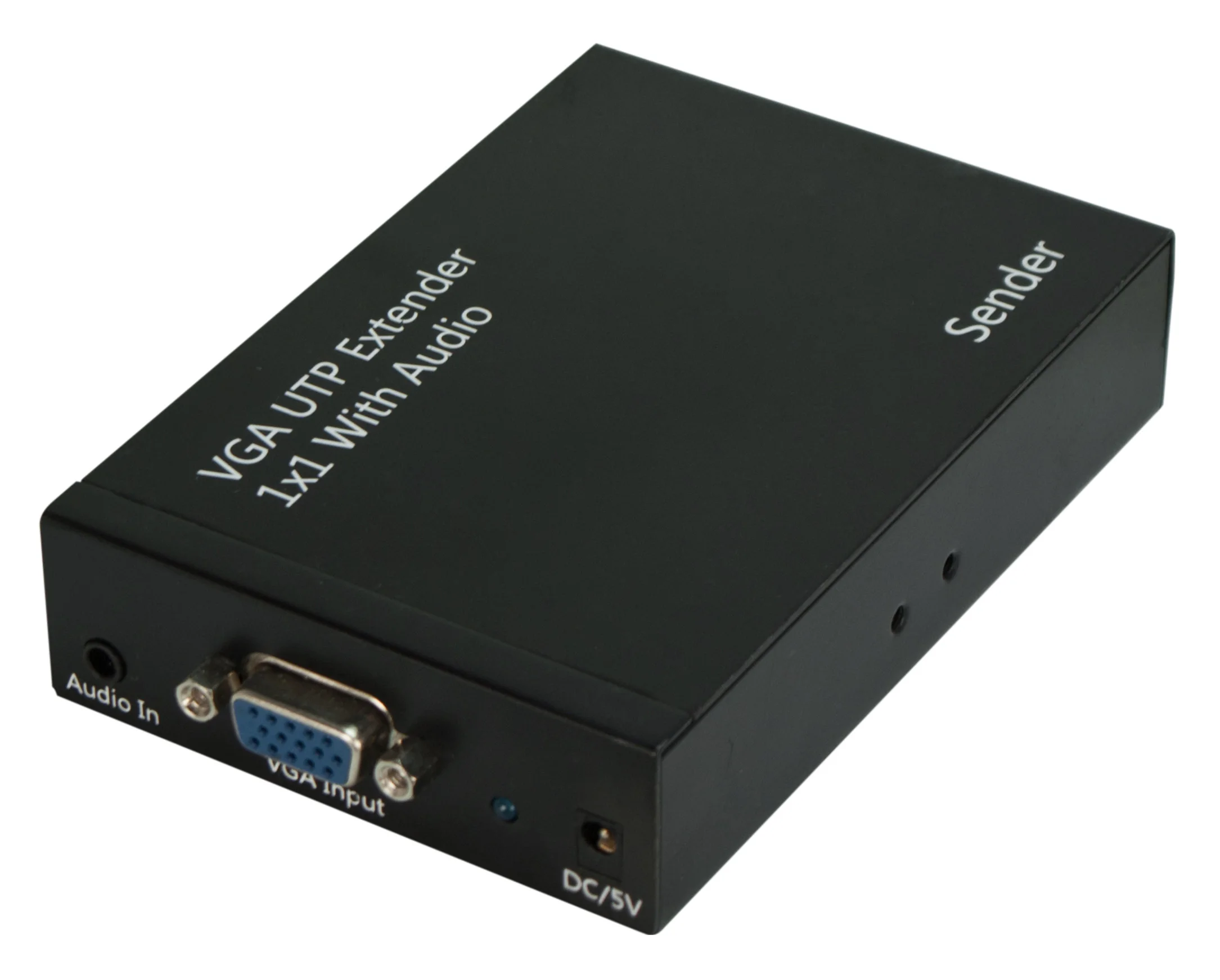 Gmax Best and unique 300m VGA UTP Extender 1X1 Splitter with Audio Set max. 1920x1200 signal extended for HDTV