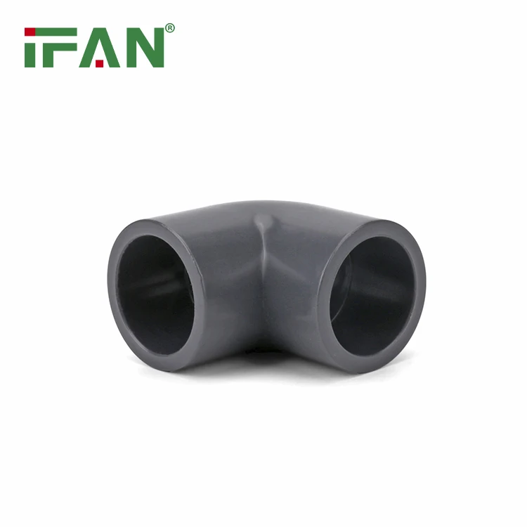 IFAN Wholesale ASTM D224 UPVC Fittings Black Color Elbow 20-110mm UPVC Pipe Fittings For Home Plumbing Water Supply