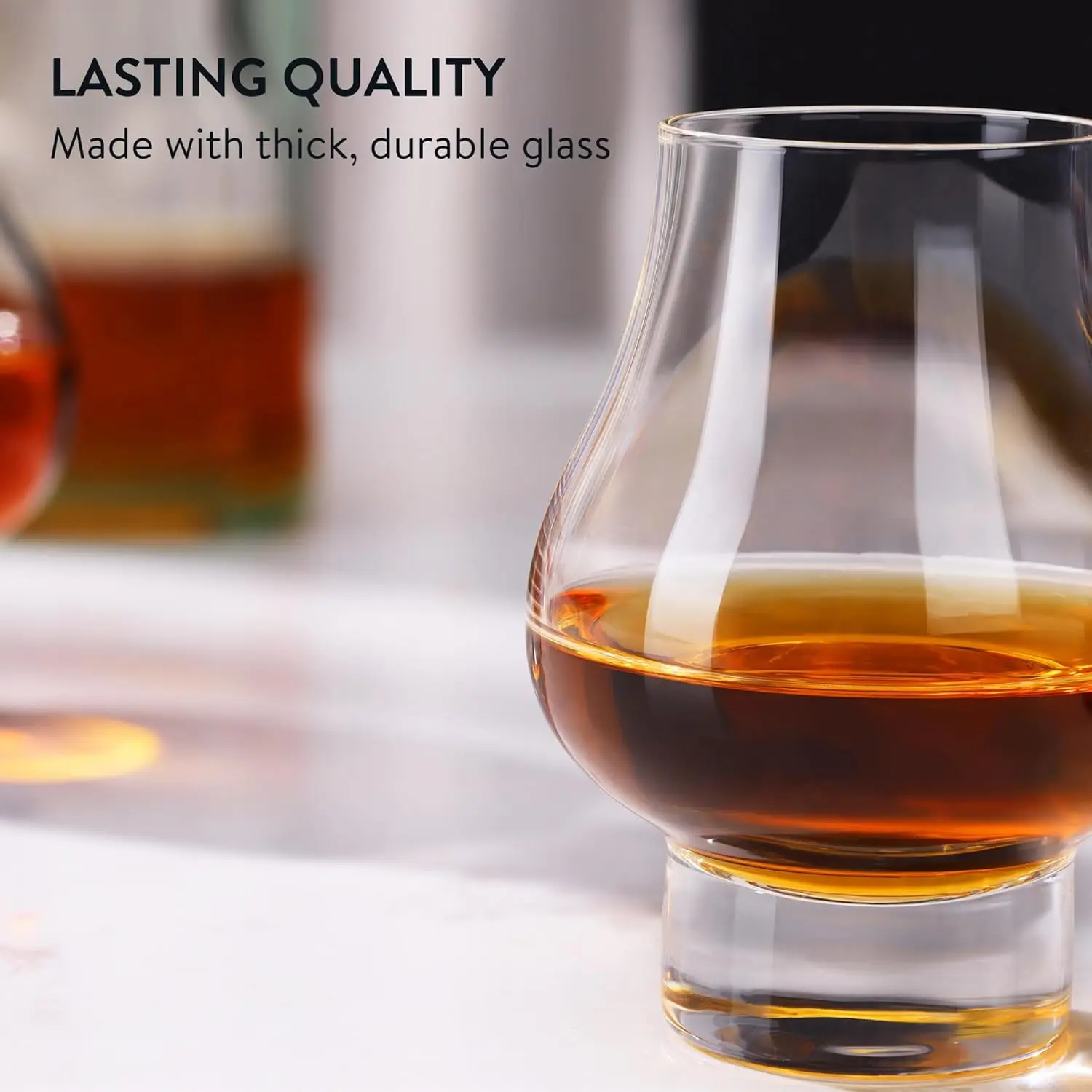 Creative pot-bellied 120ml professional tasting glass mini glass tulip whiskey shot glass