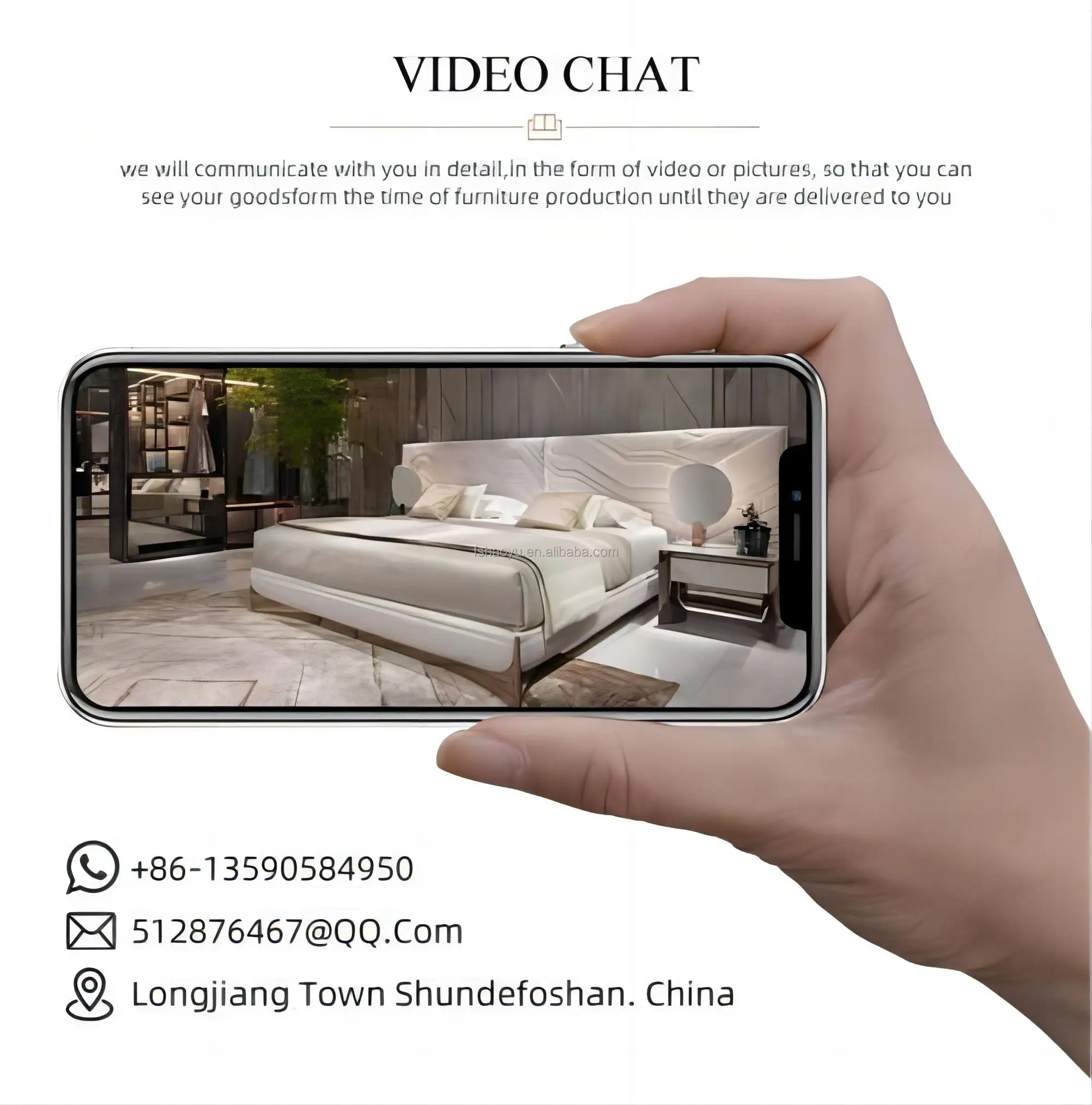 2024 latest design double bed headboard Modern Leather Fabric villa Bed Function Bedroom Furniture Set Chesterfield Style