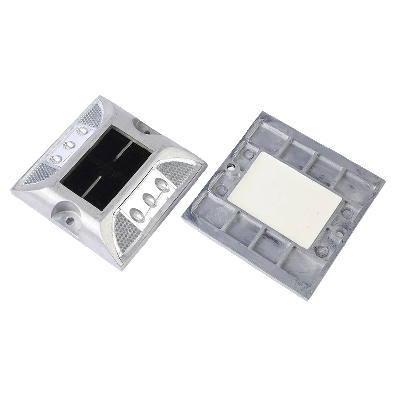 Aluminum  Road Stud Traffic Safety pavement road marker Solar Powered Cat Eye Road Spike