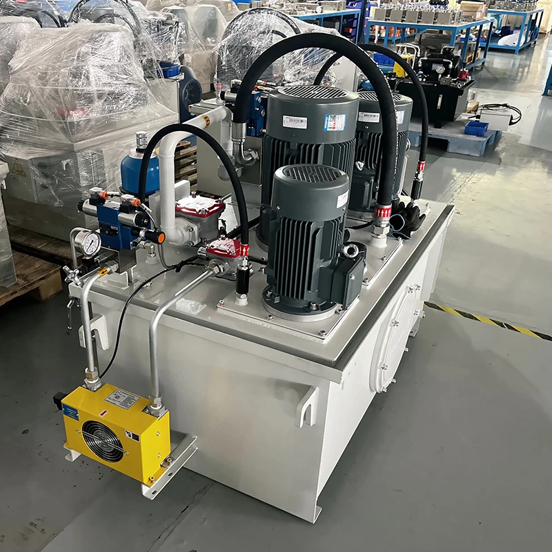 Shredder hydraulic power pack and hydraulic system for shredder hydraulic power unit