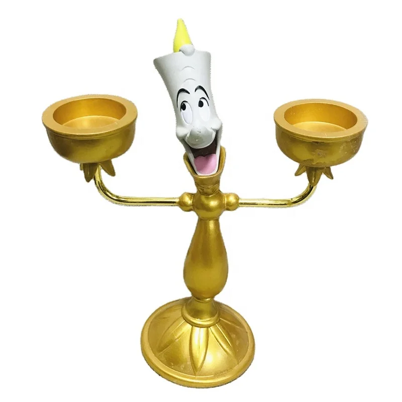 Resin ornaments statue candlestick holders customized candle stick collection Cartoon toy figure Candle Holder