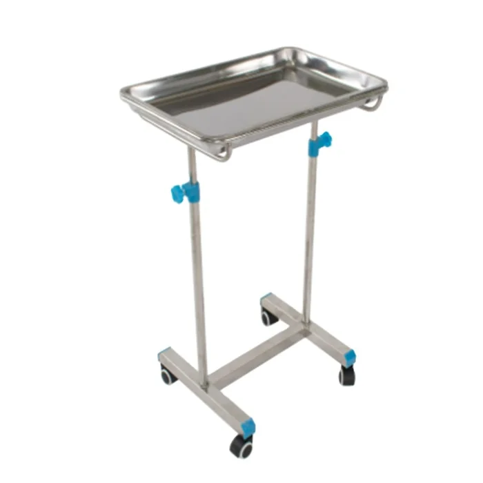 Medical Stainless Steel Hospital Surgical Mayo Operation Table Trolley