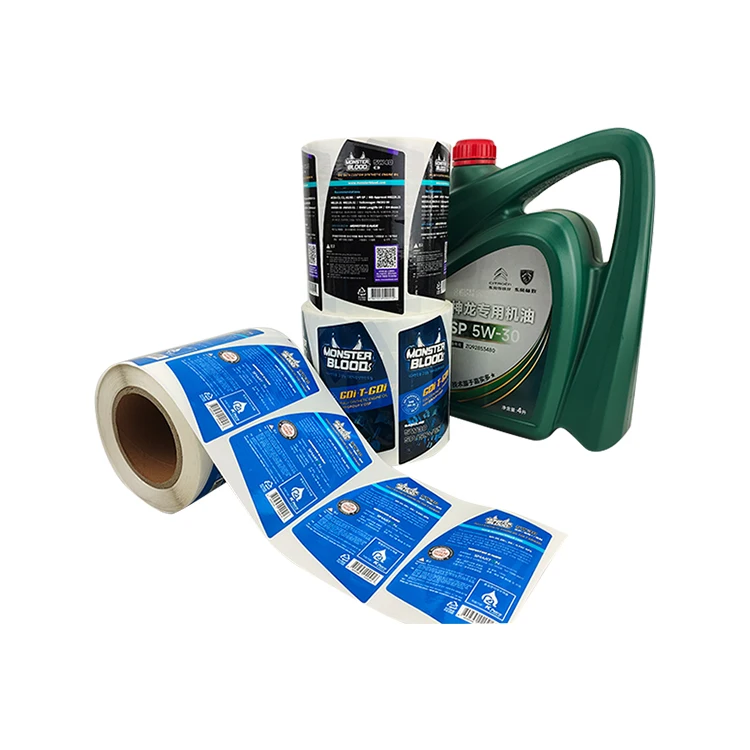 Customized Label Sticker Printing Waterproof And Box Custom Label Tags Custom Product Labels