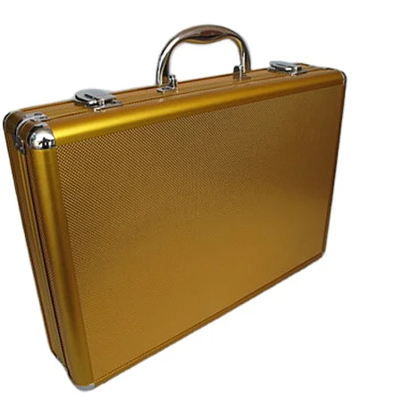 Professional custom luxurious golden custom attache case attache case