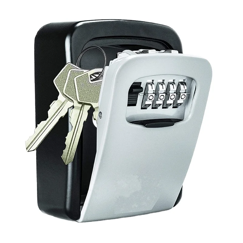 Пароль Keybox ключевой Сейф metalkey замок коробка настенный Алюминиевый Сплав всепогодный 4 цифры комбинации для хранения ключей