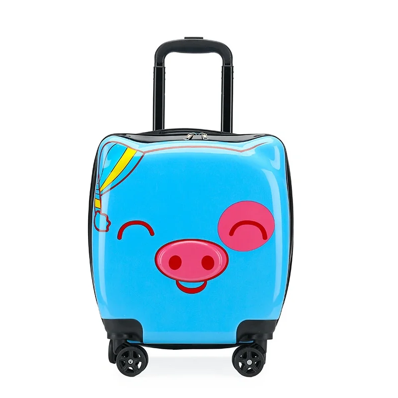 Hard Shell Children Fashion Luggage Kids Cartoon Trolley Suitcase for Travel