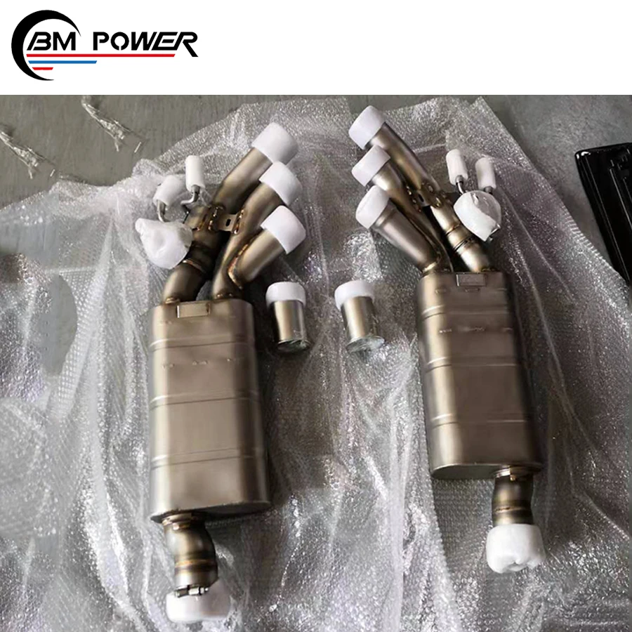 Stainless steel 2019 year G class w463a w464 g63 g500 IPE car exhaust tips muffler pipes system performance luxury body kit part