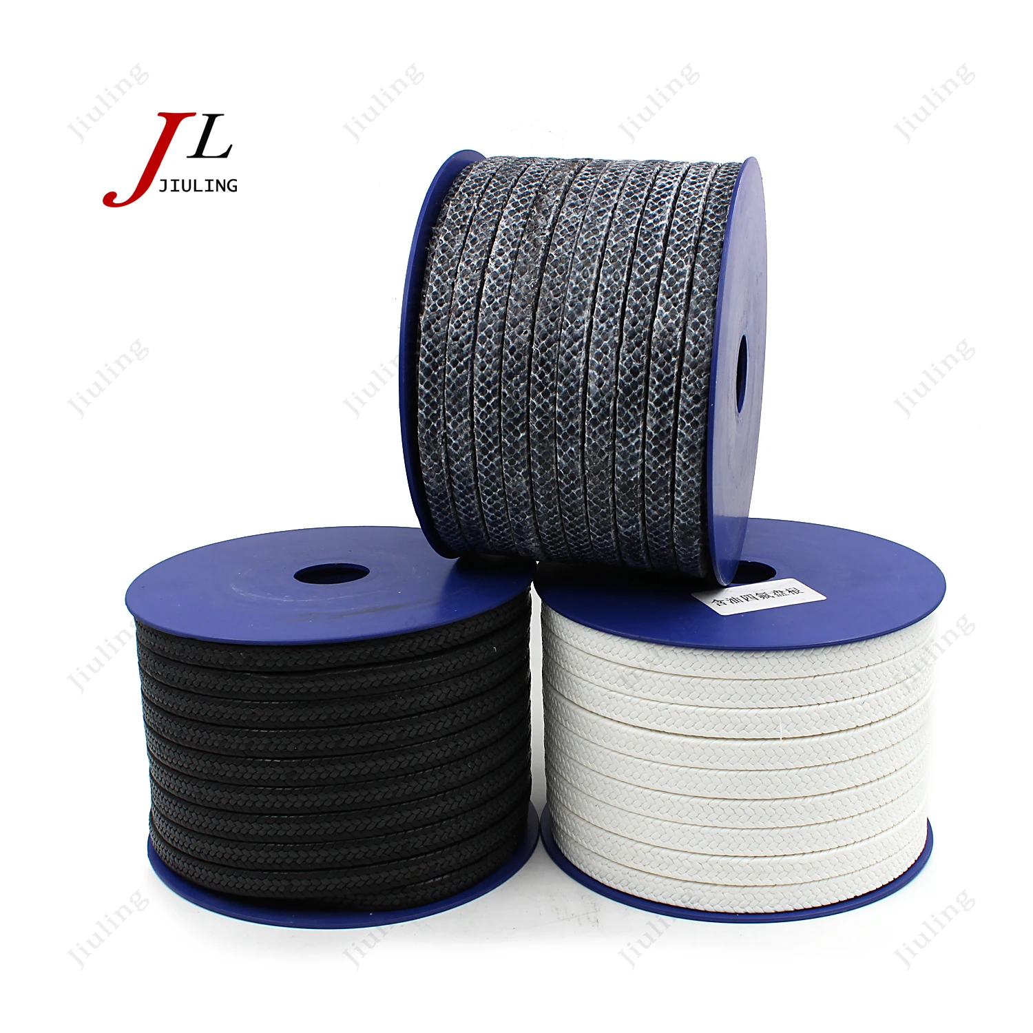 Professional gland packing ptfe/non asbestos/ graphite/ pure graphite with wire with high quality