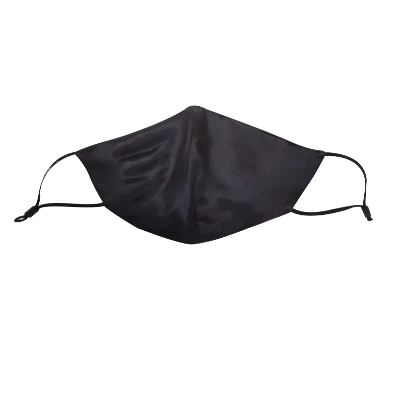 Reusable fashion 3 layer pure mulberry silk Jili Silk Face Mask in box