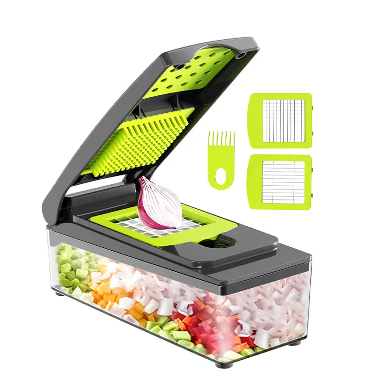 wholesale plastic chopper vegetable slicer dicer Food Chopper Cuber Cutter as seen on tv
