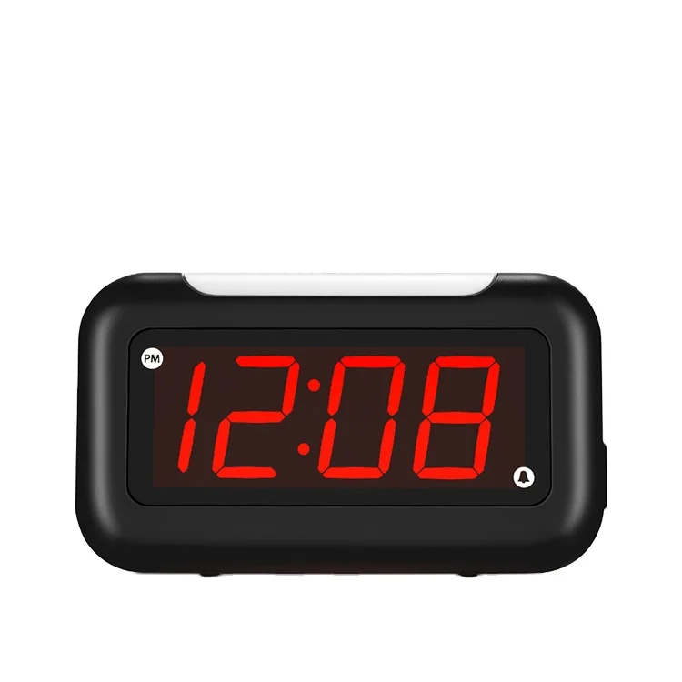 Factory Hot Sale Twin Bell Snooze Kids Digital Alarm Clock Led with Night Light
