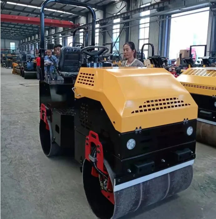Diesel engine 1 ton 2 ton 3 ton compactor road roller construction machinery vibratory asphalt roller price