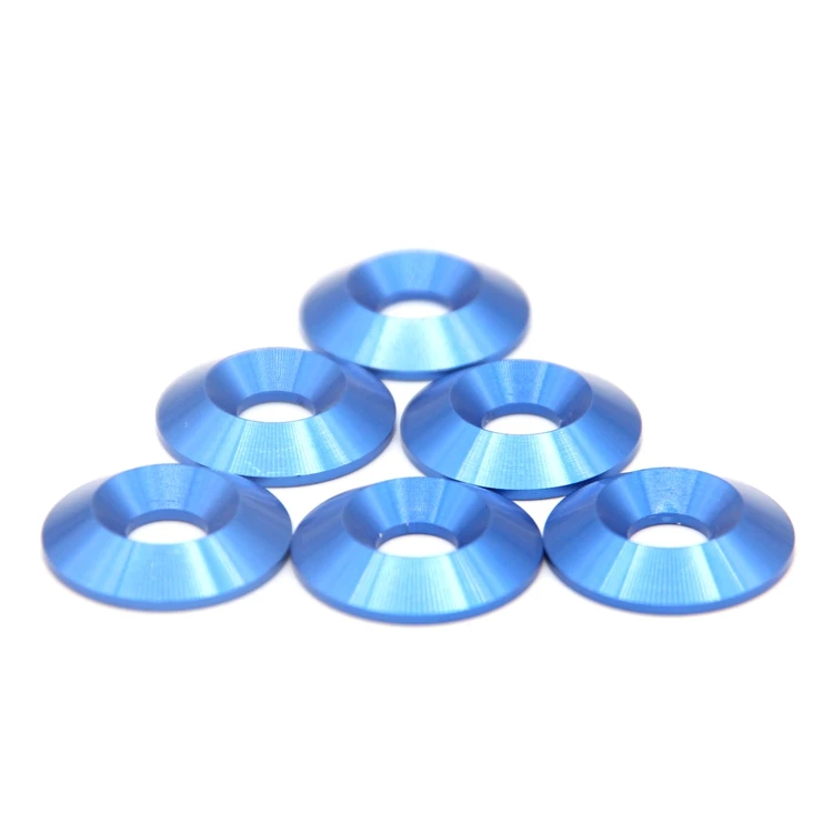 M8 M6 car washer Anodized aluminum Countersunk washer fender washer