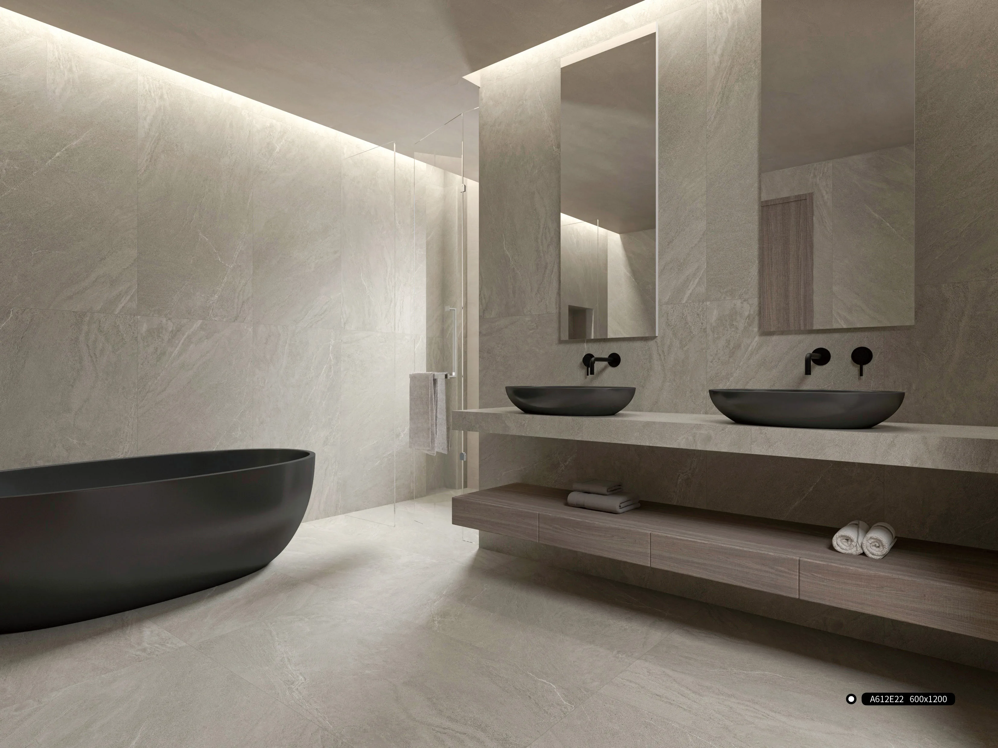 balcongy  wall porcelain ceramic tiles 24x48 for bathroom design production line