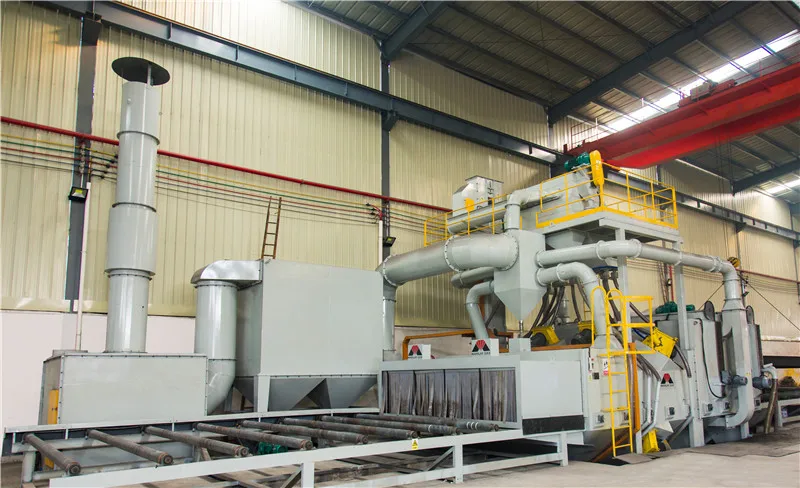 Pass Type Shot Blasting Machine for several steel materials