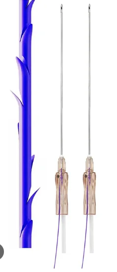 Cosmetics Korean Cog 4d 19g 100mm Hilos Tensores Korean Collagen Threads With L Cannula