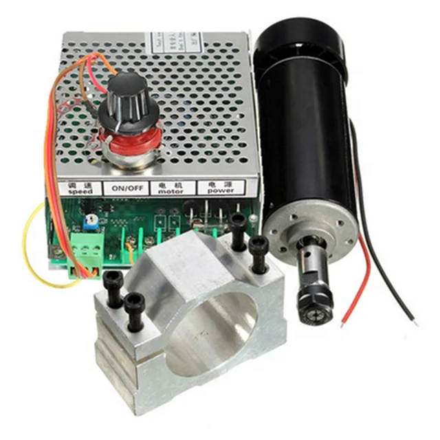 500W air-cooled spindle motor + governor + fixture PCB engraving machine spindle ER11 12000 rpm