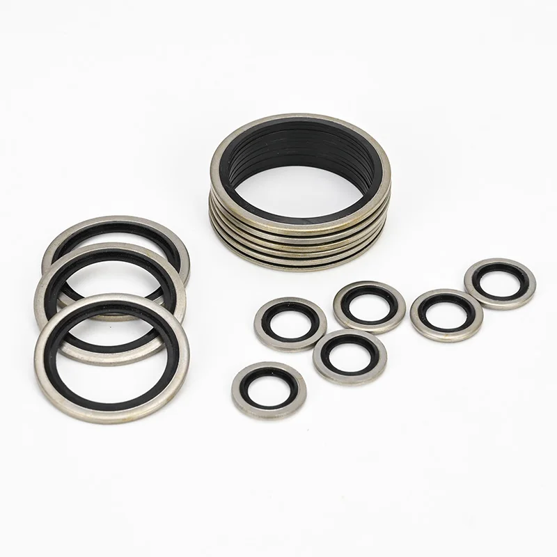 All Sizes Stainless Bounded Seal BSP Sizes Centering Rubber Seal From China Factory NBR FKM
