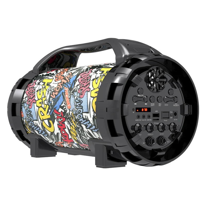 Новейшая Портативная колонка с Bt/fm/usb/mic/tws
